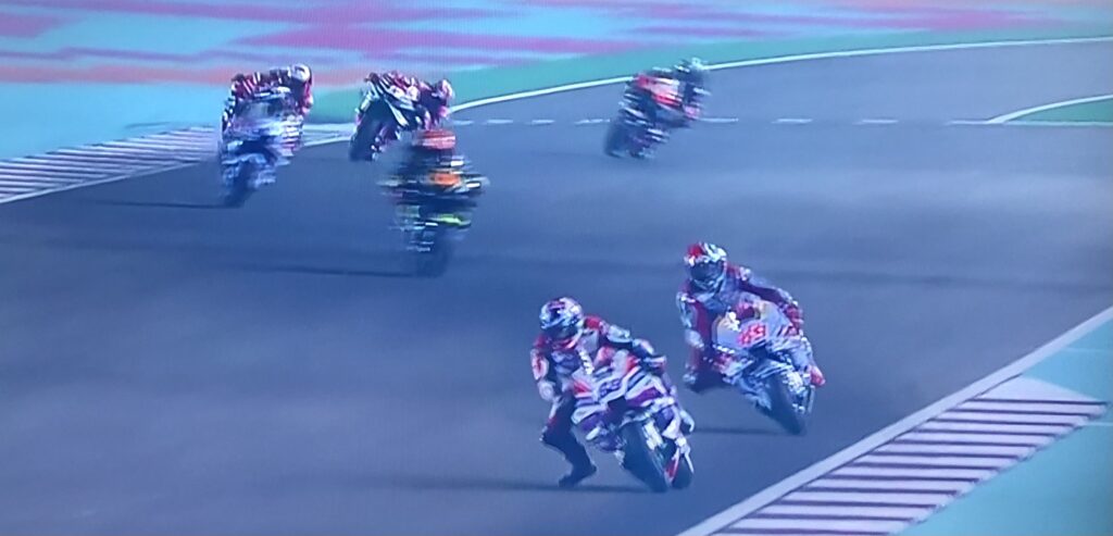 MotoGP, sprint race del Gran Premio di Qatar: vince Martin, 2° Di Giannantonio e 3° Marini