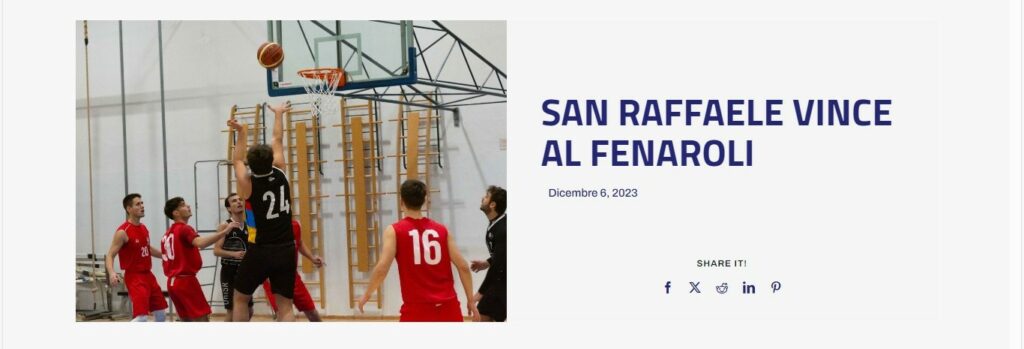 Campionati universitari sportivi di basket, San Raffaele vince al Fenaroli
