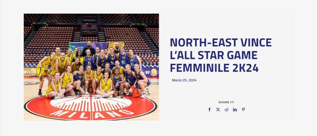 Campionati universitari sportivi di basket femminile, North-East vince l'All Star Game 2k24