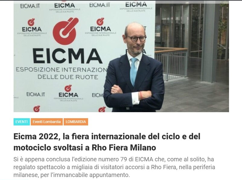 Eicma 2022, la fiera internazionale del ciclo e del motociclo svoltasi a Rho Fiera Milano