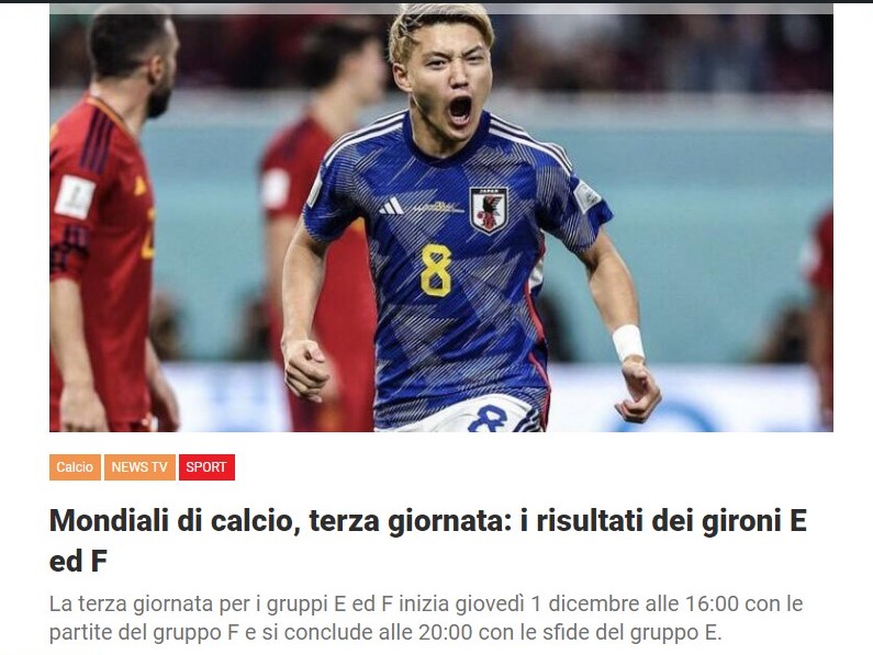 Mondiali di calcio, terza giornata: i risultati dei gironi E ed F