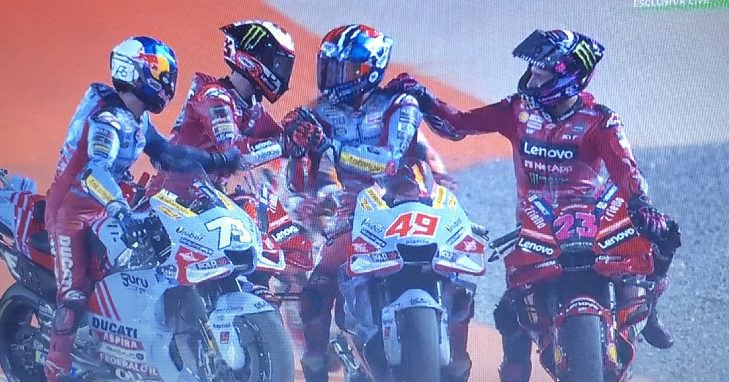 MotoGP, gara del Gran Premio di Qatar: vince Di Giannantonio, 2° Bagnaia, 3° Marini