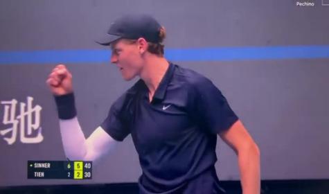 Tennis, Sinner batte Tien 6-2/6-2 e si conferma campione di Pechino al China Open