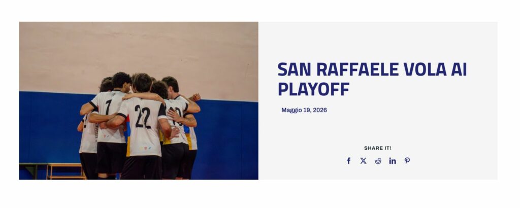 Campionati universitari sportivi di volley maschile, San Raffaele vola ai playoff